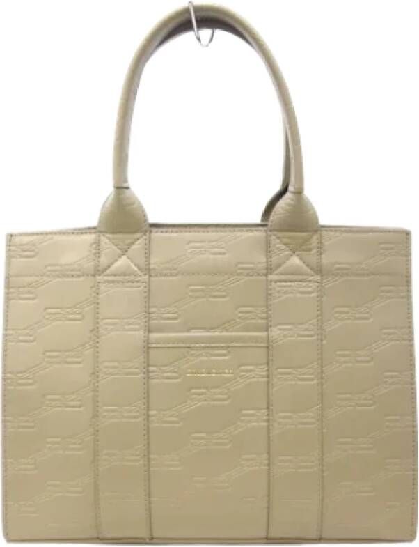 Balenciaga Vintage Voldoende lederen Balenciaga-bags Beige Dames