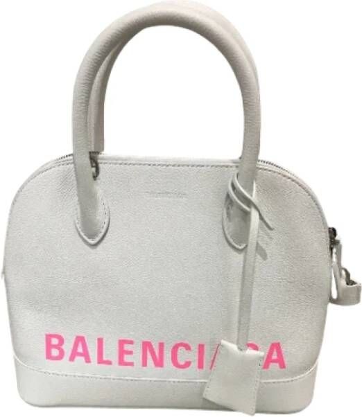 Balenciaga Vintage Voldoende lederen Balenciaga-bags Wit Dames
