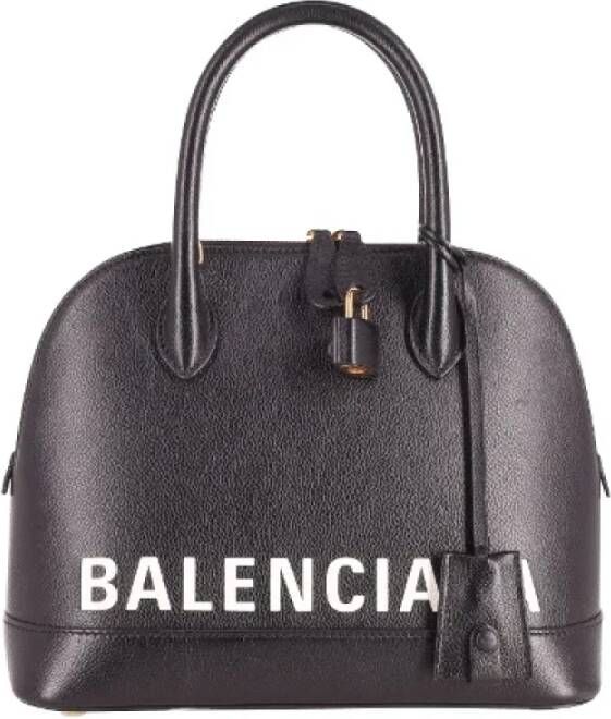Balenciaga Vintage Voldoende lederen Balenciaga-bags Zwart Dames