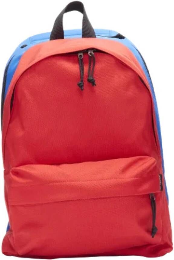 Balenciaga Vintage Voldoende nylon rugzakken Rood Dames