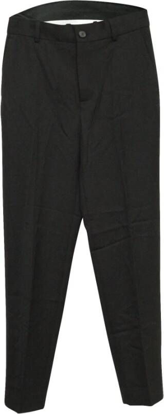 Balenciaga Vintage Voldoende rechte broek in wol Zwart Dames