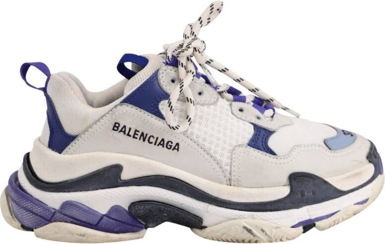 Balenciaga Vintage Voldoende Triple S sneakers Grijs Dames