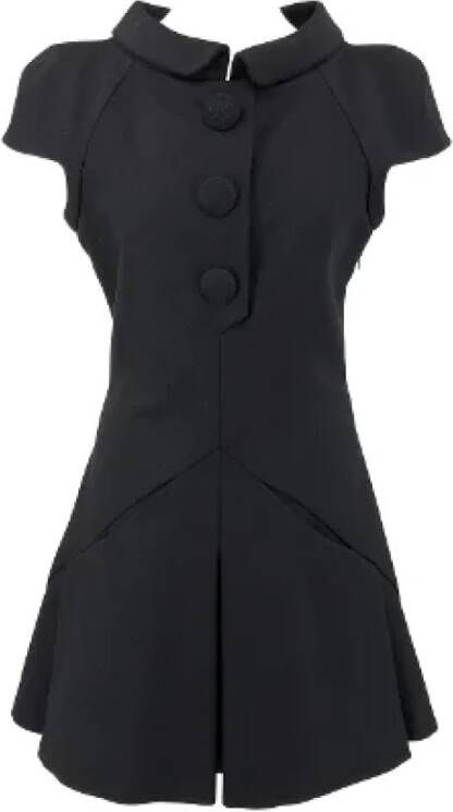 Balenciaga Vintage Voldoende wollen jurken Zwart Dames