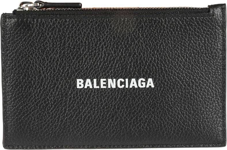 Balenciaga Stijlvolle Portemonnees voor Cash en Kaarten Black Heren