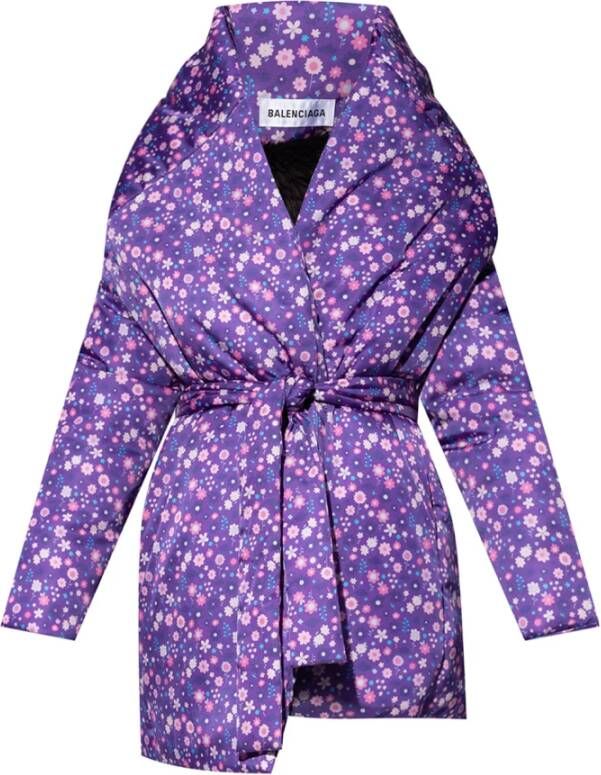 Balenciaga Winter jas Purple Dames