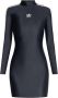 Balenciaga Sportieve Logo Print Mini Jurk Zwart Dames - Thumbnail 3