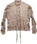Balenciaga Zijden shirt met logo-print Beige Dames - Thumbnail 1