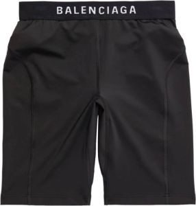Balenciaga Zwarte fietsbroek voor vrouwen Zwart Dames
