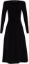 Balenciaga Zwarte Midi Jurk met Ritssluiting Zwart Dames - Thumbnail 1