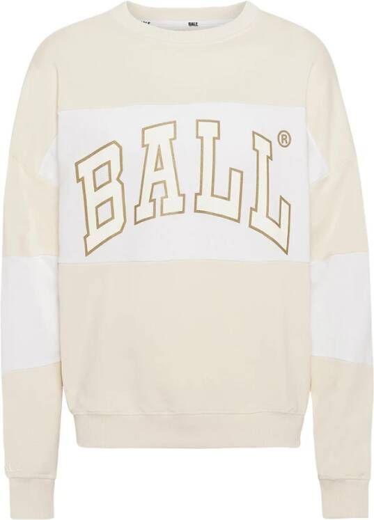 Ball J. Robinson Off White Sweatshirt Beige Dames