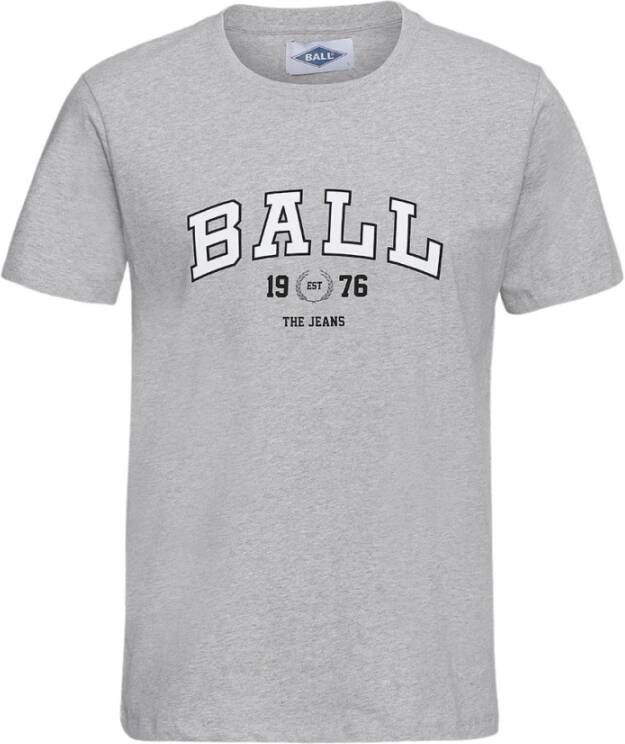 Ball J. Elway T-Shirt Grijs Heren