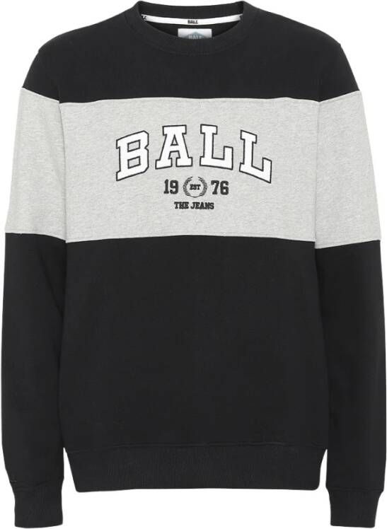 Ball Montana Sweatshirt Zwart Grijs Black Dames