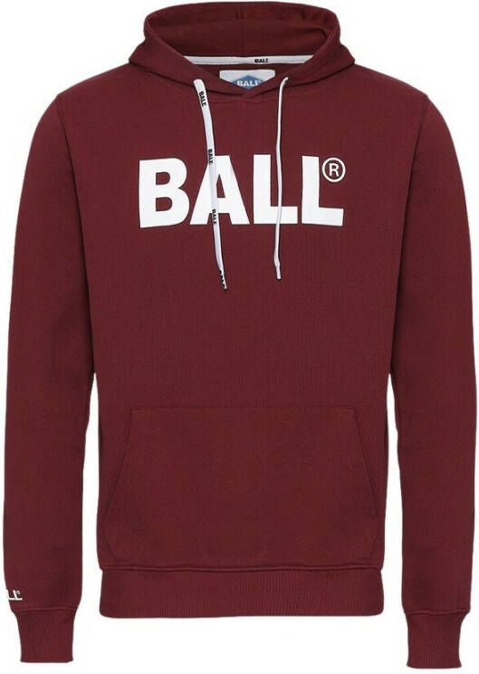 Ball Velvet Sweatshirt met Logo Red Dames