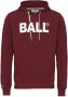 Ball Velvet Sweatshirt met Logo Red Dames - Thumbnail 1