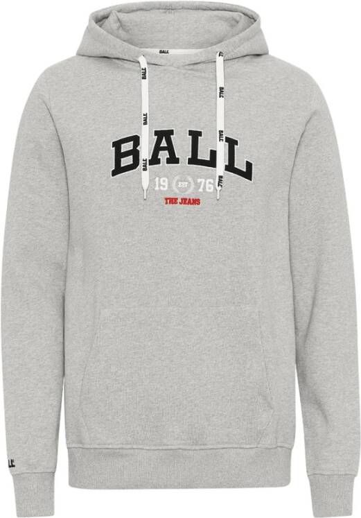 Ball Grijze hoodie sweatshirt met cool logo Gray Dames