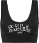 Ball Sport Top met Logo Zwart Black Dames - Thumbnail 1