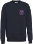 Ball Middernacht Geborduurde Sweatshirt Blue Dames - Thumbnail 1