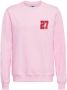 Ball Gezellige Milkshake Sweatshirt met Geborduurd Detail Pink Dames - Thumbnail 1