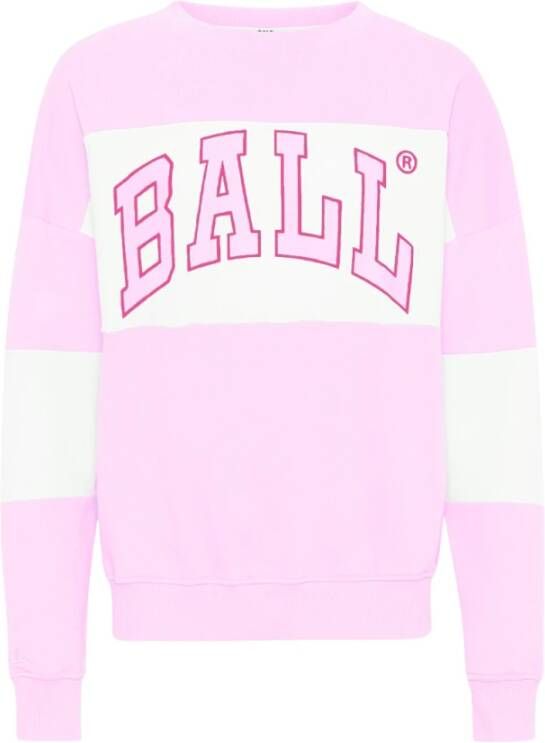 Ball Gezellige Milkshake Sweatshirt Pink Dames