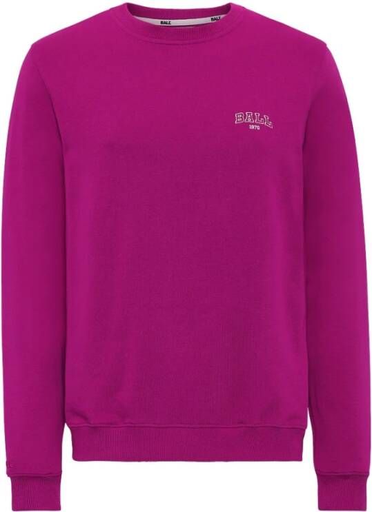 Ball Magenta Sweatshirt met Geborduurd Detail Purple Dames