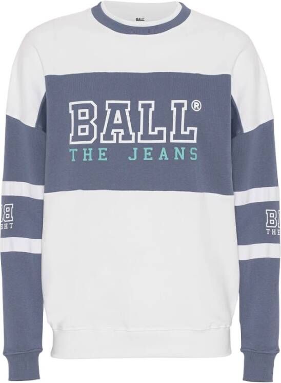 Ball Vintage Indigo Sweatshirt Stijlvol & Gezellig White Dames