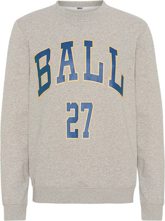 Ball Grijze Melange Sweatshirt R. Wills Stijl Gray Dames