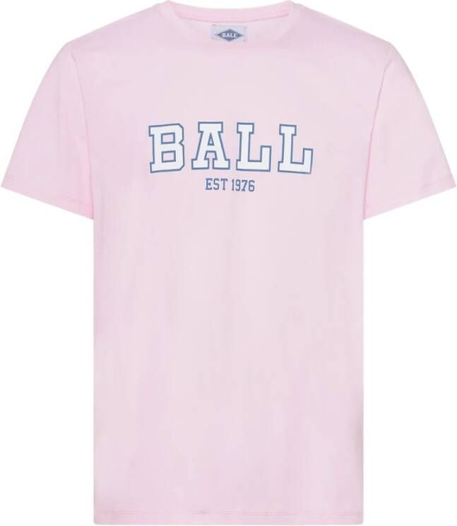 Ball T -shirt -R. Santo -1 Roze Heren