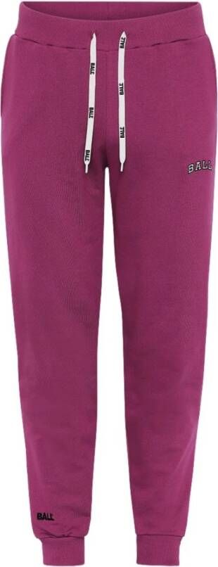 Ball Relaxte silhouet sweatpants in Magenta Red Dames