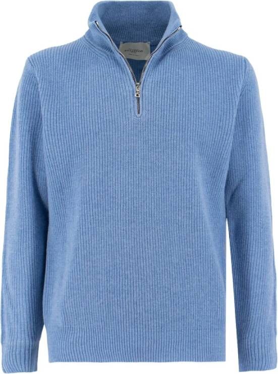 Ballantyne Knitwear Blauw Heren