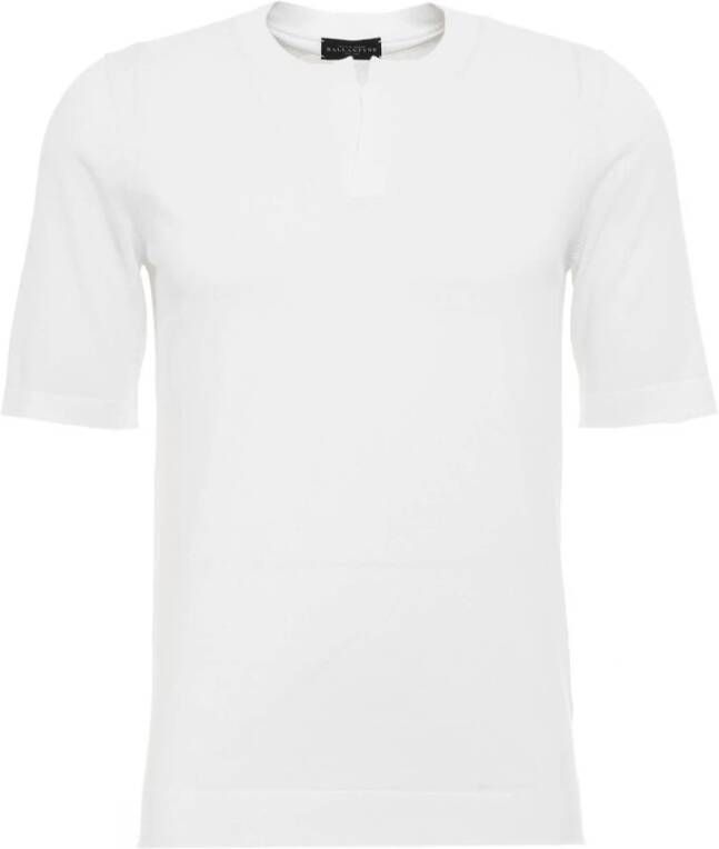 Ballantyne Men Clothing T-Shirts Polos White Ss23 Wit Heren