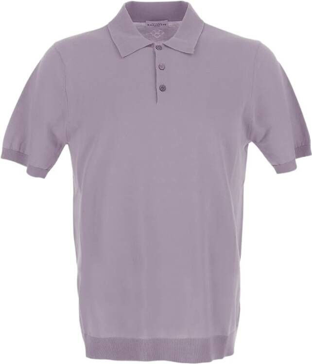 Ballantyne Polo Shirt Purple Heren
