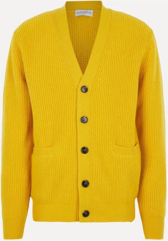 Ballantyne Sweaters Yellow Geel Heren