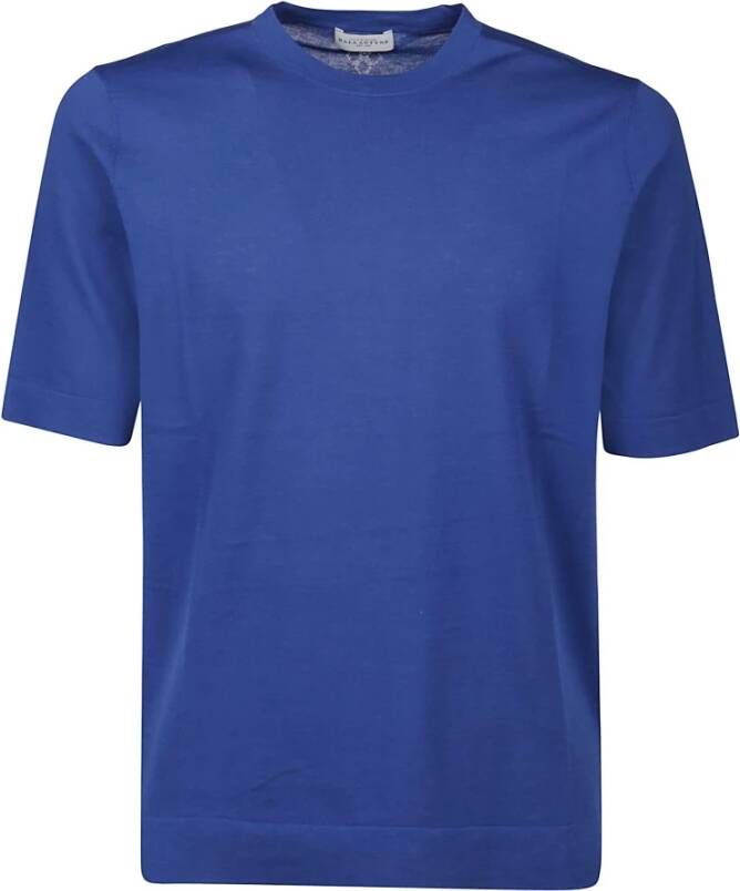 Ballantyne T-shirt vlakte Blauw Heren