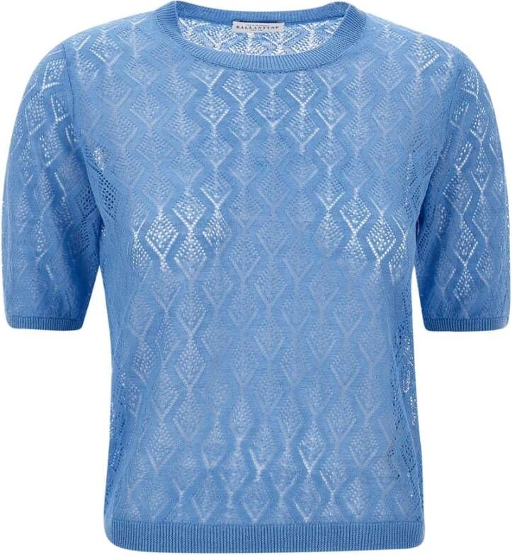 Ballantyne T-Shirts Blauw Dames