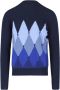 Ballantyne Cashmere Knitwear Blue Heren - Thumbnail 1