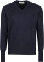 Ballantyne V-neck Knitwear Blauw Heren - Thumbnail 1