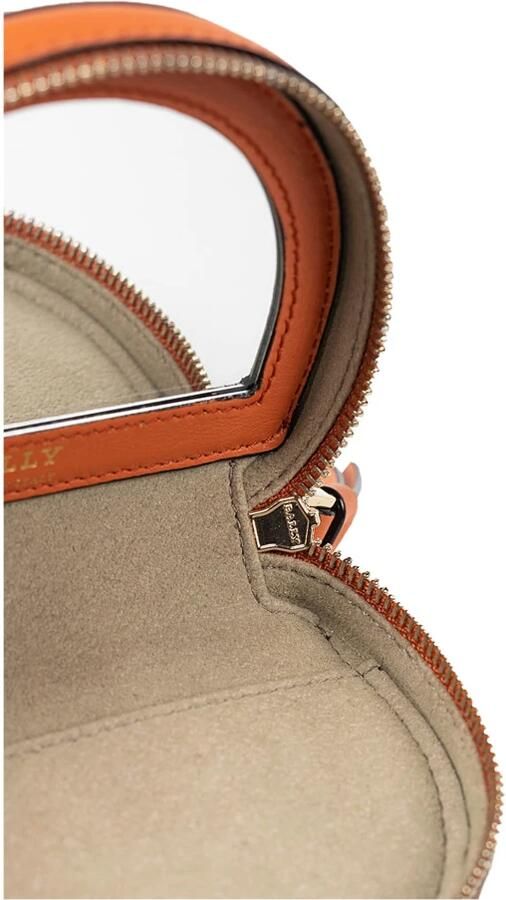 Bally Luxe Leren Cross Body Tas Accessoire Orange Dames - Foto 4