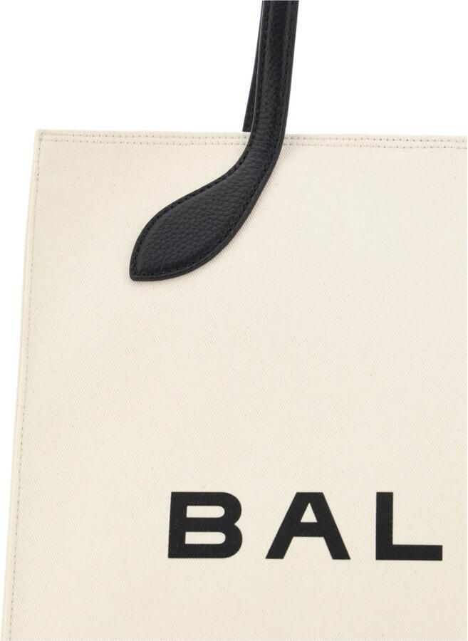 Bally Shoppers & Totes Bar Keep On Logo Tote Bag in beige - Foto 4
