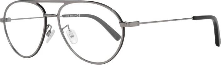 Bally Gunmetal Heren Optische Monturen Gray Heren