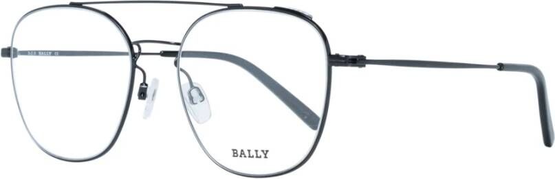 Bally Zwarte Aviator Optische Brillen voor Mannen Black Heren