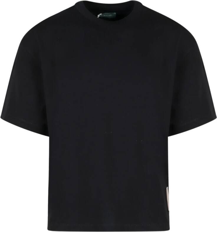 Bally Men kleding t-shirts polos zwarte Ss23 Zwart Heren