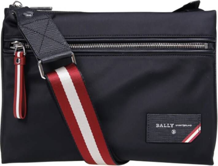 Bally Moderne Man Messenger Tas Zwart Heren