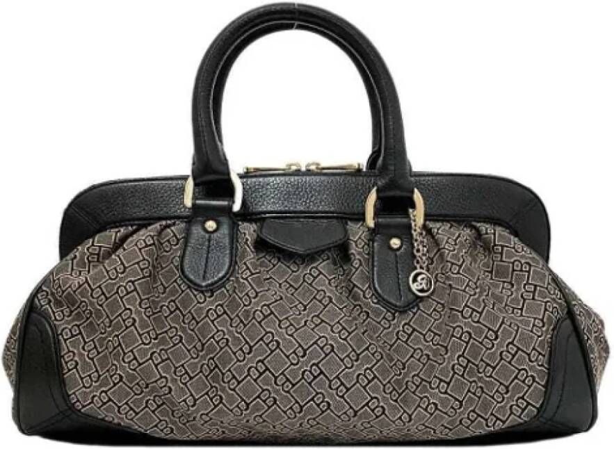 Bally Pre-owned Canvas handbags Zwart Dames