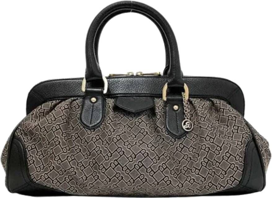 Bally Pre-owned Canvas handbags Zwart Dames