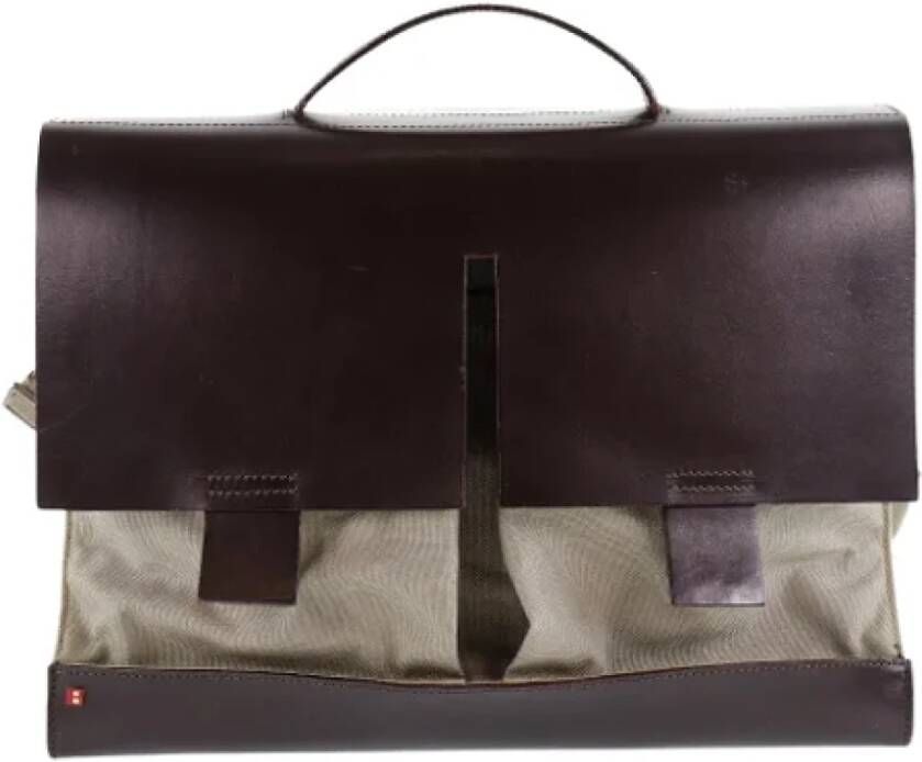 Bally Pre-owned Canvas shoulder-bags Bruin Dames