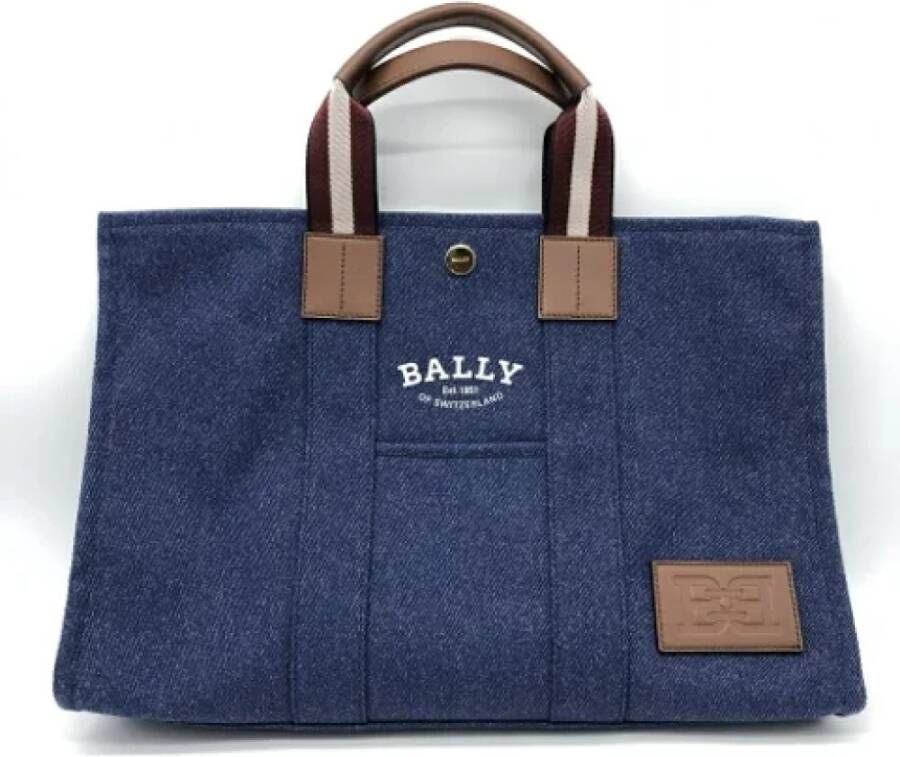 Bally Pre-owned Fabric totes Blauw Dames