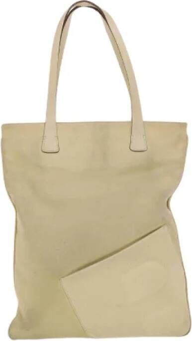 Bally Pre-owned Leather handbags Beige Dames