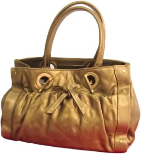 Bally Pre-owned Leather handbags Geel Dames