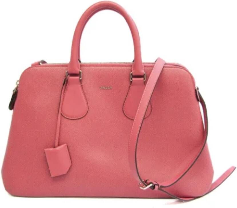 Bally Pre-owned Leather handbags Roze Dames