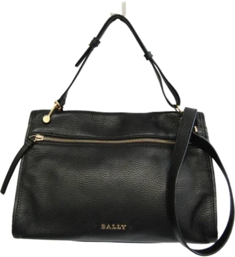 Bally Pre-owned Leather handbags Zwart Dames